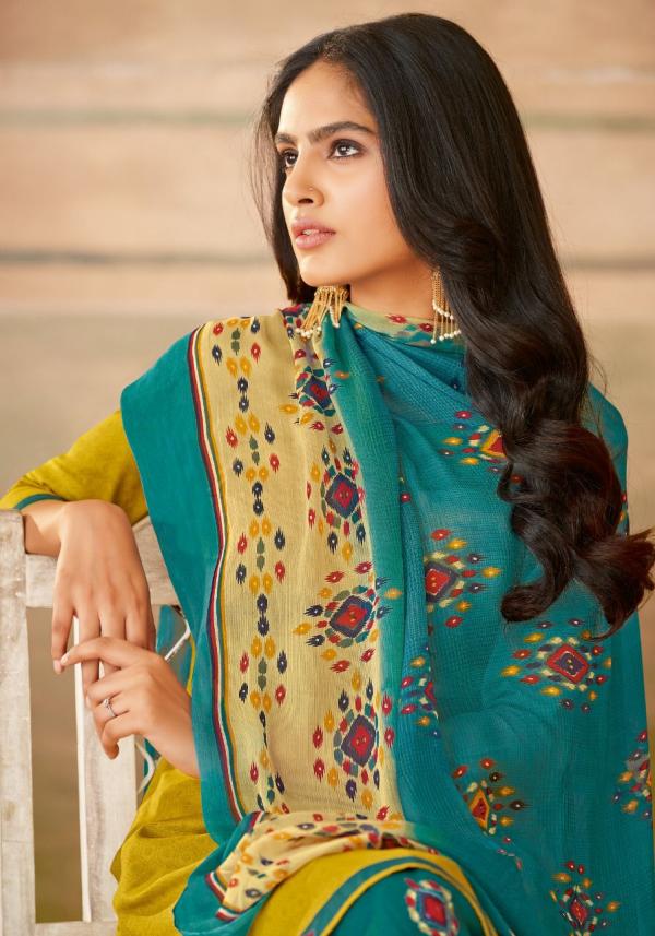 Suryajyoti Chiffon Patiyala Vol-14 Cotton Designer Exclusive Dress Material